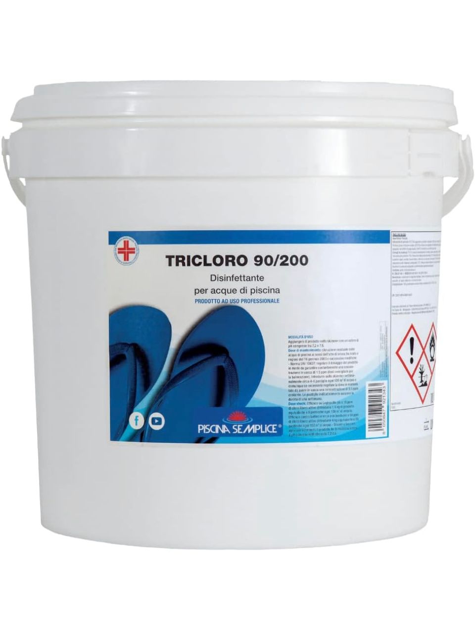 Tricloro pastiglie 200gr confezione 10kg
